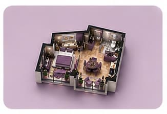 Студия 28 м²